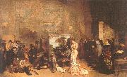 Courbet, Gustave The Painter s Studio oil painting artist